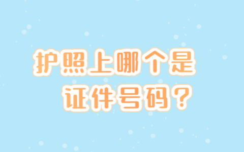 护照上哪个是证件号码？