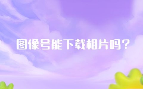 图像号能下载相片吗？