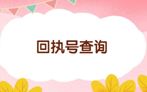 回执号查询